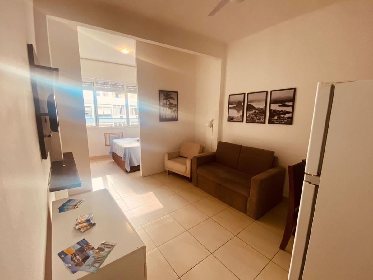 Studio Com Entrada Na Av Atlantica Praia De Copacabana, Proximo De Ipanema, Ar , Wi-Fi E Netflix, Pauloangerami Aa3806 Rio de Janeiro Kültér fotó