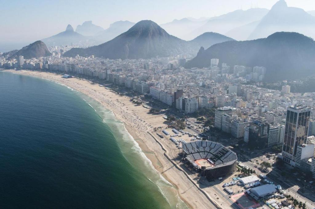Studio Com Entrada Na Av Atlantica Praia De Copacabana, Proximo De Ipanema, Ar , Wi-Fi E Netflix, Pauloangerami Aa3806 Rio de Janeiro Kültér fotó